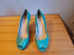 Azuurblauwe pumps maat 39 terre blue, Pumps, Ophalen of Verzenden, Zo goed als nieuw, Terre Bleue