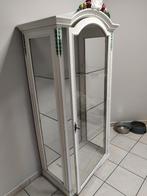 Antieke vitrinekast, Huis en Inrichting, Kasten | Vitrinekasten, Ophalen, Gebruikt, Art deco, 50 tot 100 cm