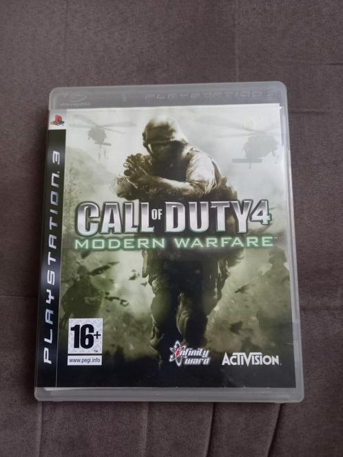 PS3 Call of Duty 4: Modern Warfare, Games en Spelcomputers, Games | Sony PlayStation 3, Gebruikt, Shooter, 3 spelers of meer, Vanaf 16 jaar