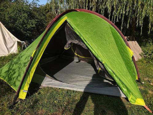Quecha Quick hiker 3 compacte trekking tent 3 personen, Caravans en Kamperen, Tenten, tot en met 3, Zo goed als nieuw, Verzenden