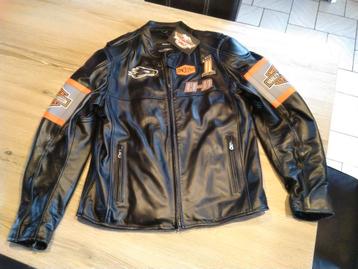 Veste moto cuir "Harley Davidson" L ((Nouvelle))