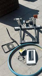 Tacx rollen met cadansmeter en scherm + buitenband, Fietsen en Brommers, Ophalen, Gebruikt