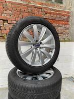 Volvo xc90 "Turbine Silver" velgen met winterbanden, Gebruikt, Velg(en), Winterbanden, 235 mm