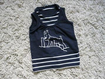 ✿ M92 - T-shirt zonder mouwen tintin beschikbaar voor biedingen