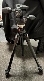 Manfrotto statief/tripod met 3weg kop, Ophalen of Verzenden, Gebruikt, Driepoot