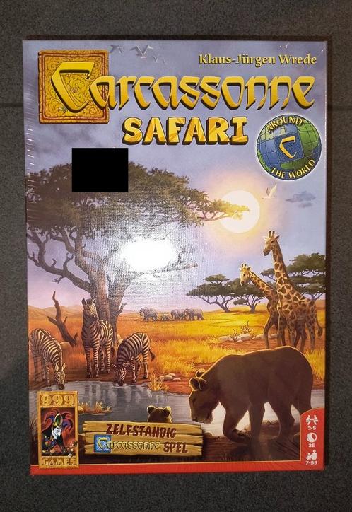 Carcassonne safari (nieuw), Hobby en Vrije tijd, Gezelschapsspellen | Bordspellen, Nieuw, Drie of vier spelers, Ophalen of Verzenden