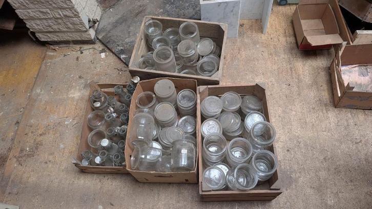 Retro Weckpotten en deksels, Huis en Inrichting, Keuken | Keukenbenodigdheden, Gebruikt, Ophalen