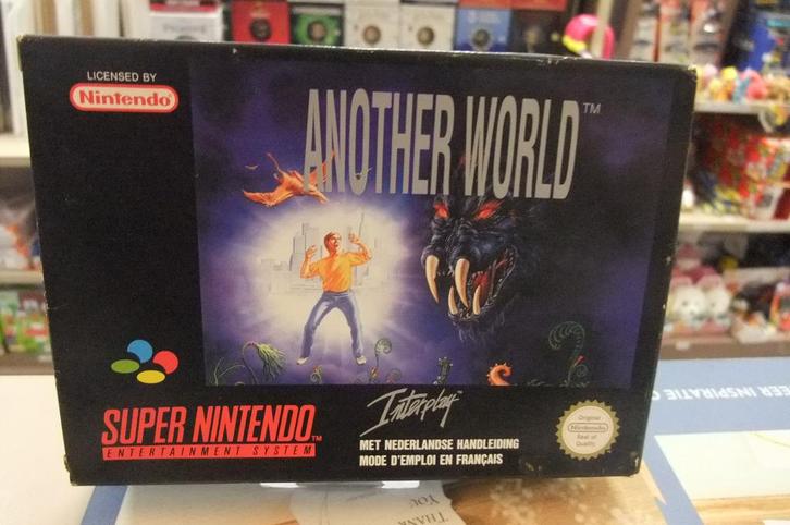 another world snes, Games en Spelcomputers, Games | Nintendo Super NES, Gebruikt, Platform, 1 speler, Vanaf 12 jaar, Ophalen of Verzenden