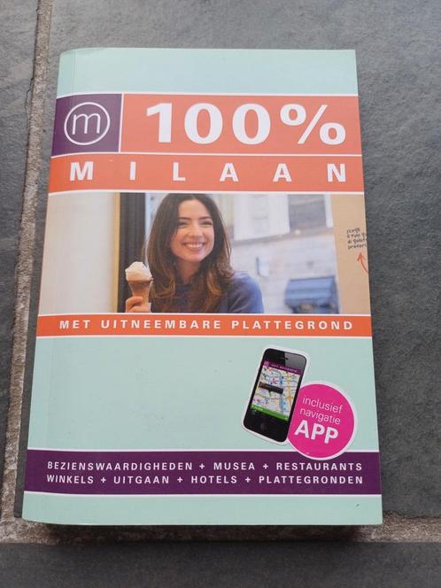 Anja Siderius - 100% Milaan, Boeken, Reisgidsen, Zo goed als nieuw, Budget, Ophalen of Verzenden