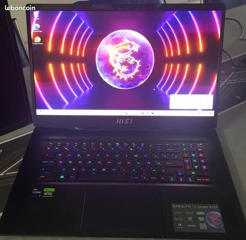 MSI Gamer  i9 NVIDIA GeForce RTX 4080, Computers en Software, Windows Laptops, Nieuw, 17 inch of meer, SSD, 4 Ghz of meer, 64 GB of meer