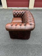 Canapé Chesterfield 2 pl Très bon état cuir, 150 à 200 cm, Comme neuf, Deux personnes, Industriel