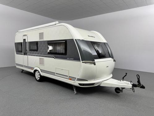 Hobby De Luxe 495 UL Enkele bedden Rolbed Mover Luifel, Caravans en Kamperen, Caravans, Rondzit, Hobby, 2 aparte bedden, 4 tot 5 meter