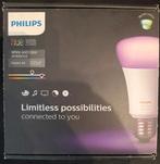 Philips Hue Starter Kit White and Color Ambience, Ophalen of Verzenden, Gebruikt, E27 (groot), Led-lamp
