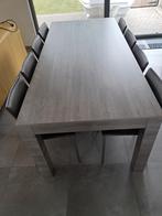 Eettafel met stoelen, Ophalen