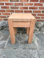 Houten tafeltje/bankje, Huis en Inrichting, Tafels | Bijzettafels, Minder dan 55 cm, Gebruikt, Vierkant, Hout