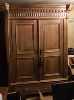 Handgemaakte massief houten kast, Huis en Inrichting, Gebruikt, 200 cm of meer, 75 cm of meer, 200 cm of meer