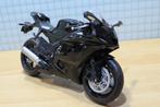 Yamaha YZF-R6 1:12 black 62201 Welly, Ophalen of Verzenden, Nieuw, 1:9 t/m 1:12, Motor