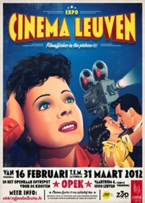 Affiche/poster EXPO CINEMA LEUVEN - filmaffiches, Verzamelen, Posters, Nieuw, Film en Tv, Ophalen of Verzenden