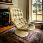Fauteuil/chaise longue vintage en cuir Shelby Beaufort, Antiquités & Art, Enlèvement ou Envoi