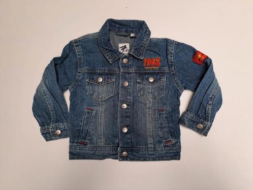 Mt 98 Jeansjasje met drukknopen 1962, Kinderen en Baby's, Kinderkleding | Maat 98, Gebruikt, Jongen, Jas, Ophalen of Verzenden