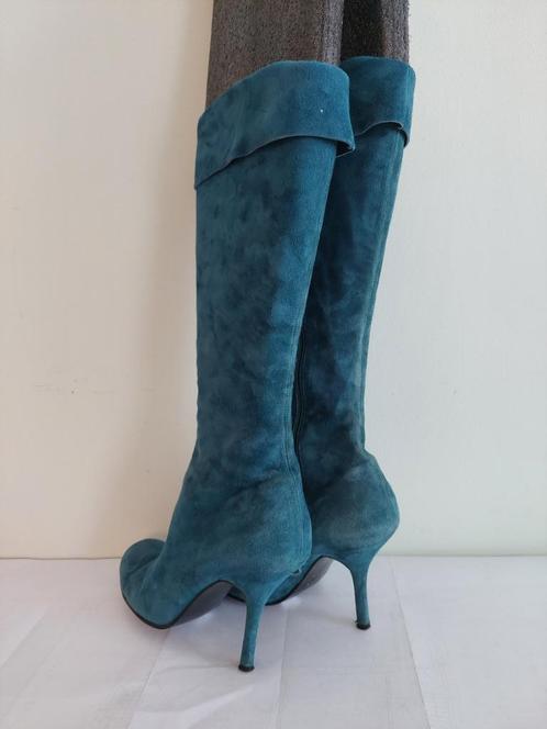 35C* PURA LOPEZ sexy bottes bleues tt cuir luxe (40), Vêtements | Femmes, Chaussures, Porté, Bottes hautes, Bleu, Envoi