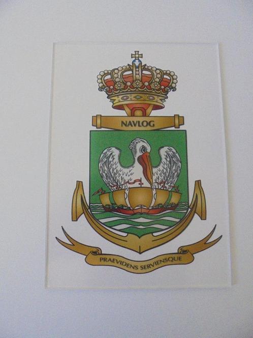 Militair embleem NAVLOG, Verzamelen, Militaria | Algemeen, Marine, Embleem of Badge, Ophalen of Verzenden