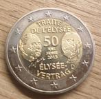 piece 2 euros Traité de l'Élysée 2013, Ophalen of Verzenden, België, 2 euro