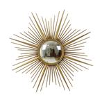 Grote Vintage Zonnespiegel Chaty Vallauris XL Frankrijk 91cm, Gebruikt, Rond, Ophalen of Verzenden, Nvt