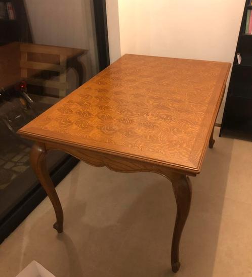 Houten eettafel - Louis XV stijl, Huis en Inrichting, Tafels | Eettafels, Zo goed als nieuw, 50 tot 100 cm, 100 tot 150 cm, Vijf personen of meer