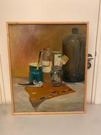 Klassiek stilleven schilderij van een kunstenaarspalet., Ophalen of Verzenden