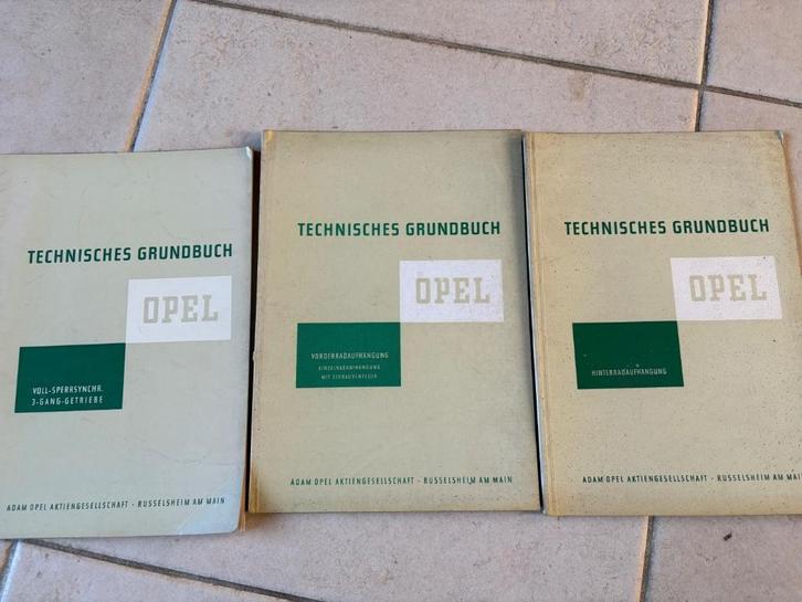 Opel technische boeken, Autos : Divers, Modes d'emploi & Notices d'utilisation, Enlèvement