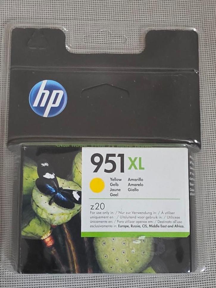 HP 951XL cartouche d'encre jaune grande capacité authentique, Informatique & Logiciels, Fournitures d'imprimante, Comme neuf, Enlèvement ou Envoi