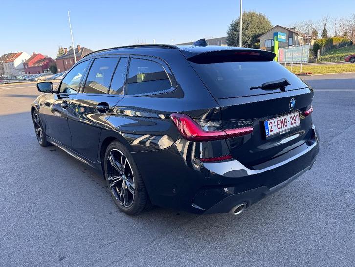 BMW 320 Automatic M Sport 2022, Auto's, BMW, Particulier, 3 Reeks, Airconditioning, Benzine, Break, Automaat, Zwart, Zwart, Leder