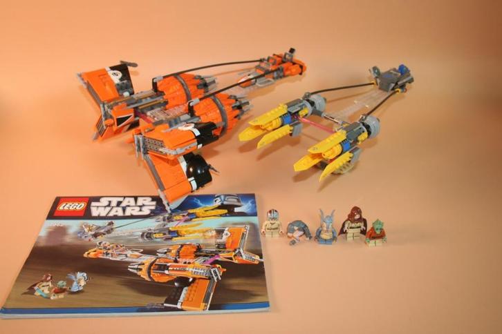 LEGO Star Wars 7962 Anakin's & Sebulba's Podracers, Kinderen en Baby's, Speelgoed | Duplo en Lego, Zo goed als nieuw, Lego, Complete set