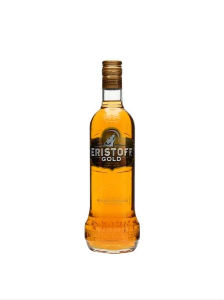 Eristoff Gold 70cl (Zeldzaam), Verzamelen, Glas en Drinkglazen, Nieuw, Overige typen, Ophalen of Verzenden
