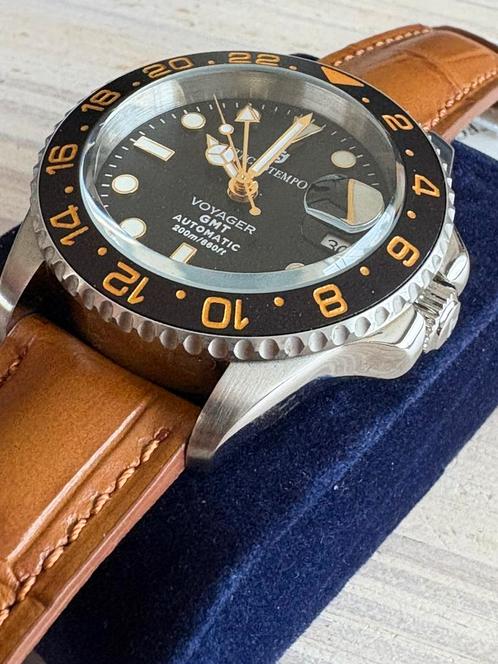 Nieuwe Tecnotempo - Automatisch GMT "VOYAGER" 20 ATM WR, Handtassen en Accessoires, Horloges | Heren, Nieuw, Polshorloge, Overige merken