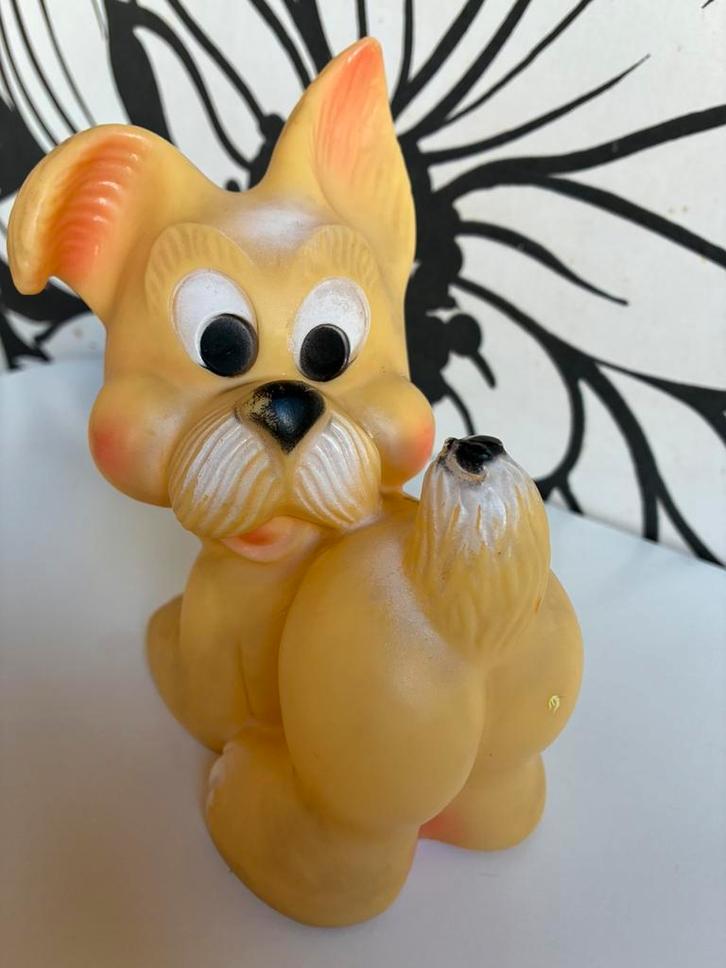 Piepbug/pouet vintage Chien avec mouche, Collections, Jouets miniatures, Comme neuf, Enlèvement ou Envoi