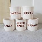 Kiln Craft tableware 5 kruidenpotjes, Antiek en Kunst, Ophalen of Verzenden