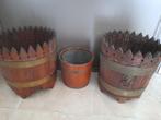 Ancien caches pots en bois, Jardin & Terrasse, Pots de fleurs, Enlèvement ou Envoi
