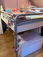 Lit mi-hauteur 1 personne, Kinderen en Baby's, Kinderkamer | Stapelbedden en Hoogslapers, Ophalen, Gebruikt