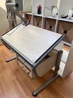 bureau, Huis en Inrichting, Bureaus, Ophalen, In hoogte verstelbaar, Zo goed als nieuw, Bureau