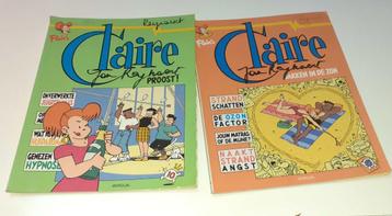 stripboek strip Claire lot 2 stuks