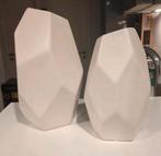 Geometrische vazen h: 25cm & 20cm, Ophalen, Zo goed als nieuw