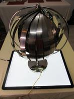 zilveren maan woonkamerlamp, Huis en Inrichting, Lampen | Tafellampen, Design 1970, Ophalen of Verzenden, Zo goed als nieuw, Rue georges truffaut 31 4432 alleur