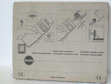 tachymètre testo 470, Enlèvement ou Envoi, Utilisé, Accessoires