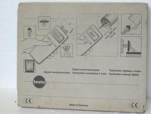 testo 470 toerenteller, Doe-het-zelf en Bouw, Meetapparatuur, Gebruikt, Accessoires, Ophalen of Verzenden