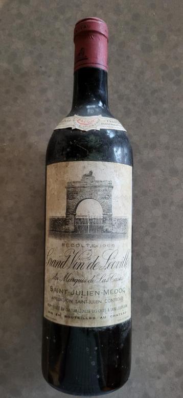 Grand Vin de Leoville du Marsuis de Las  Cases 1966 beschikbaar voor biedingen