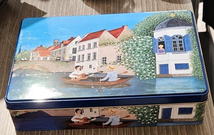 Koekjesdozen in blik., Collections, Boîte en métal, Enlèvement ou Envoi
