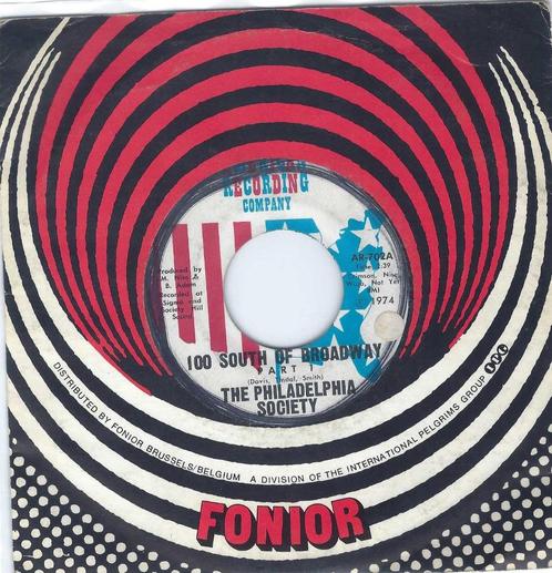 Soul 45: The Philadelphia Society – 100 South Of Broadway, Cd's en Dvd's, Vinyl Singles, Gebruikt, Single, R&B en Soul, 7 inch