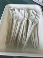Fourchettes couverts en plastique  anniversaire neuves, Ophalen